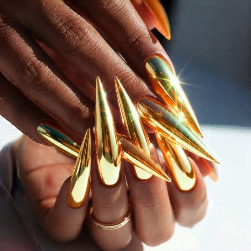 Stiletto Glänzende Nagelverlängerungen Brehn