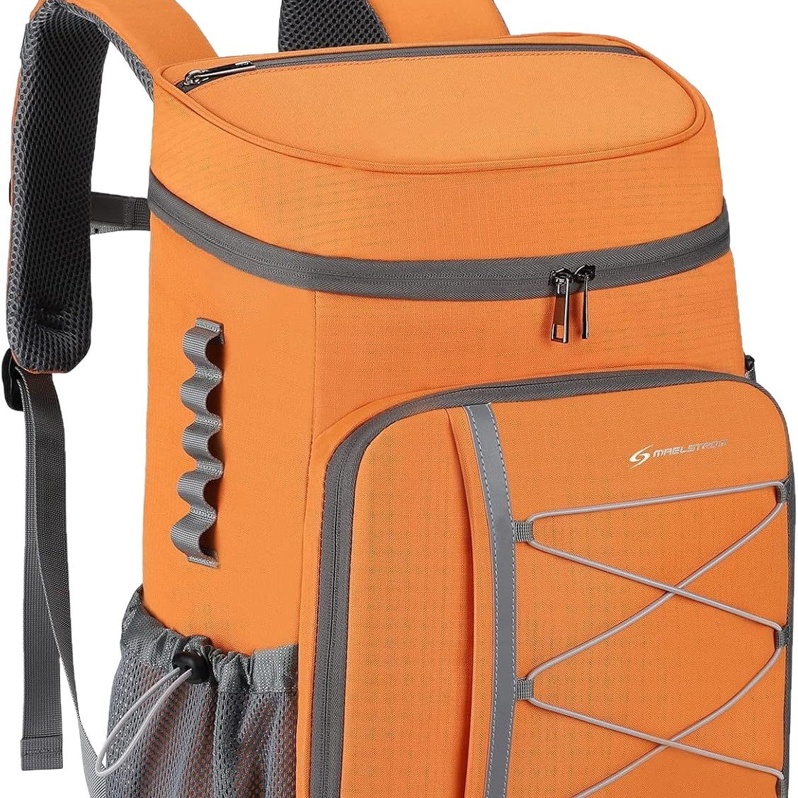 Unisex nan isolierter Picknick-Rucksack mit integriertem Kühlfach, Flaschenhalter und verstellbarem Gurtsystem Brehn