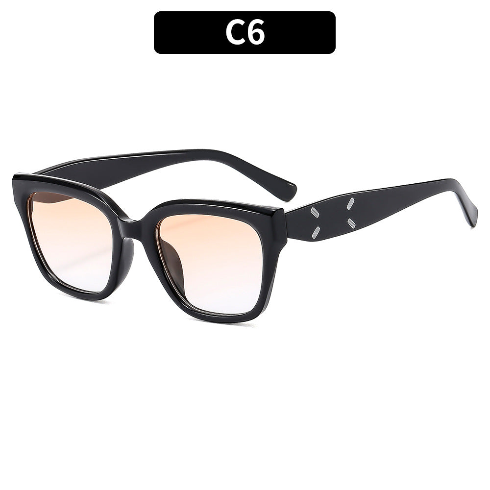 Avant-Garde Quadrat Rahmen Sonnenbrille