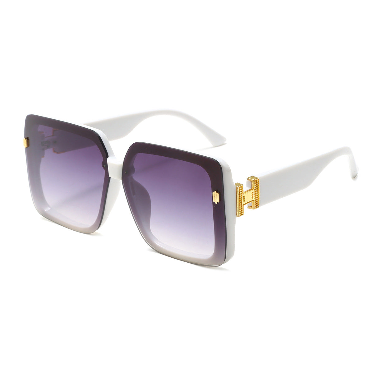 Damen oversized modische Sonnenbrille mit luxuriösem Rahmen Brehn