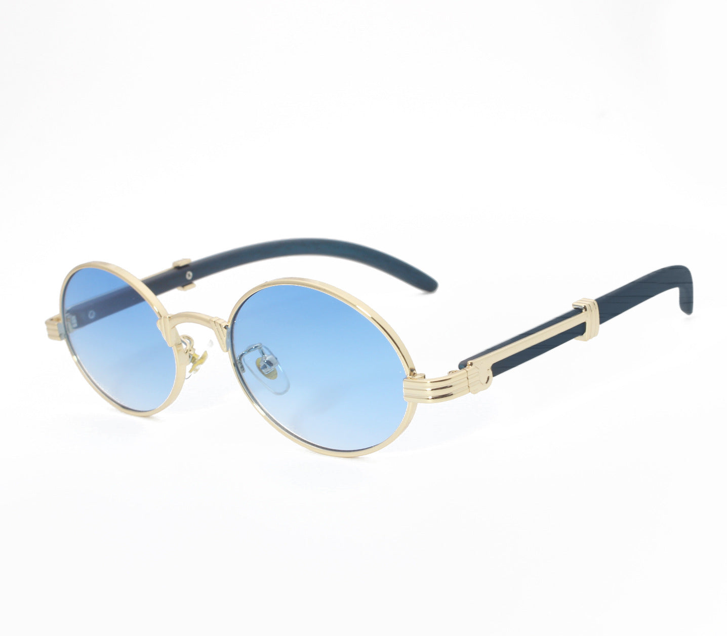 Elegante Runde Sonnenbrille mit Hochwertigem Metallrahmen Brehn