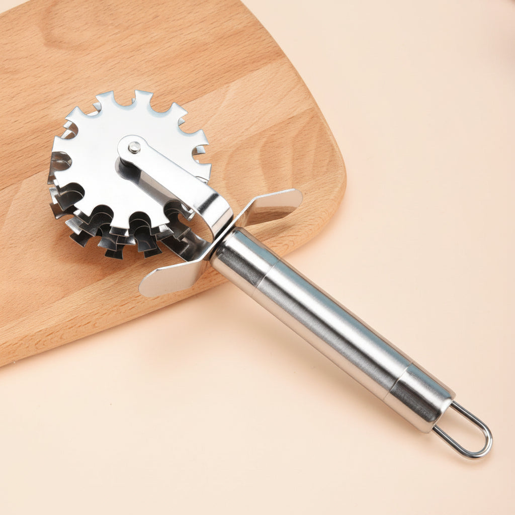 Rotierender Fleischzartmacher mit Gezahntem Walzenkopf und Ergonomischem Edelstahlgriff Brehn