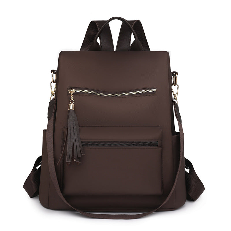 Eleganter Multi-Taschen-Rucksack mit abnehmbarem Gurt Brehn