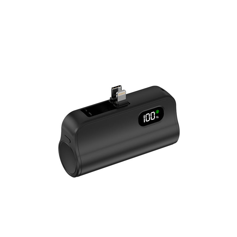 Kompakte Powerbank mit integrierter Ladefunktion und LED-Statusanzeige Brehn