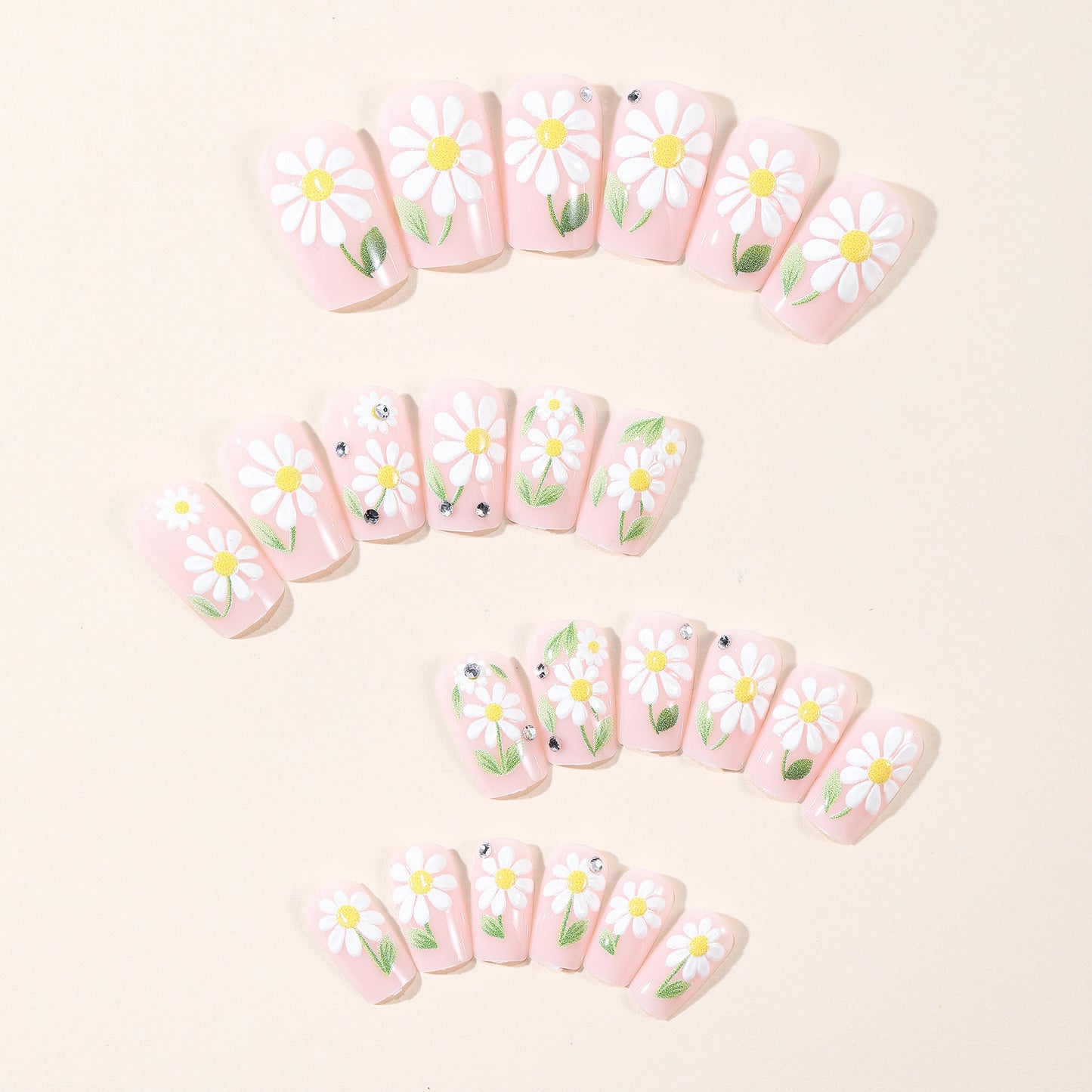 Blumen Design Gel Nagelkunst Set Brehn