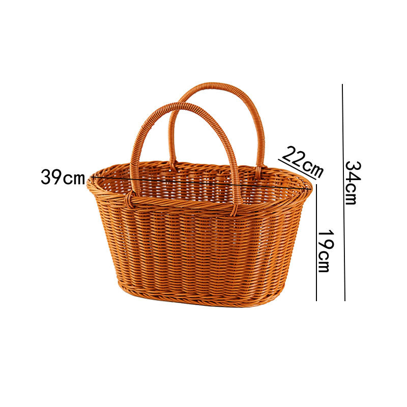 Woven Market Tote Basket Brehn