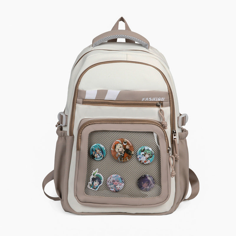 Stylischer Grafik-Patch-Rucksack Brehn