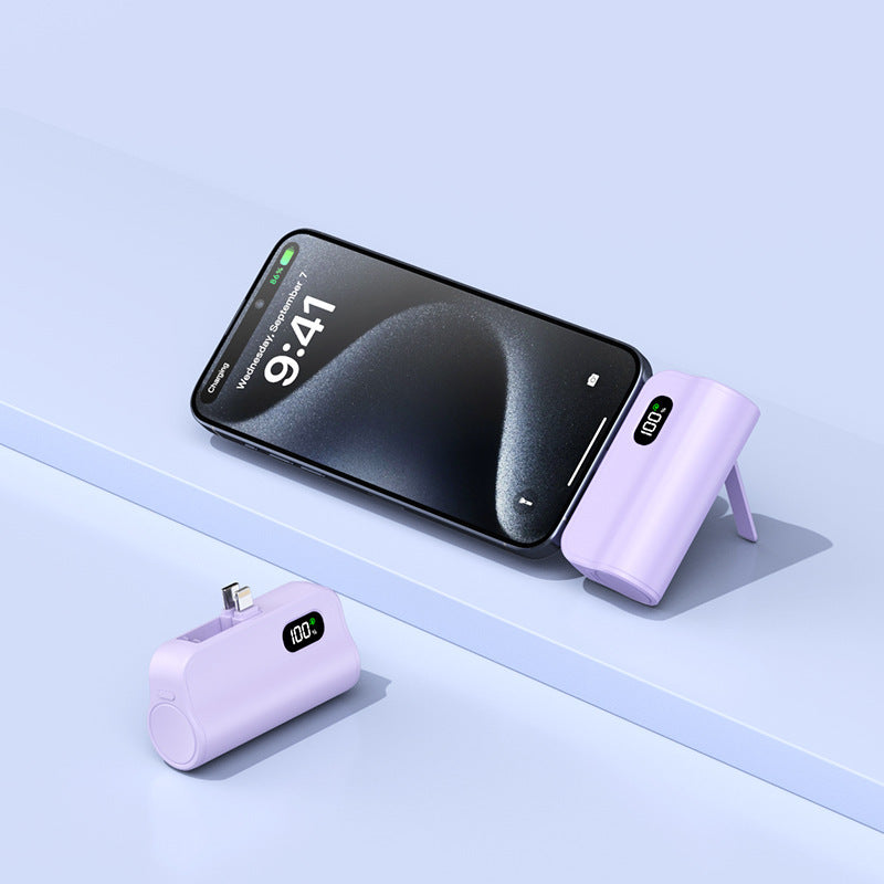 Kompakte Dual-Lade Powerbank mit Digitalanzeige Brehn