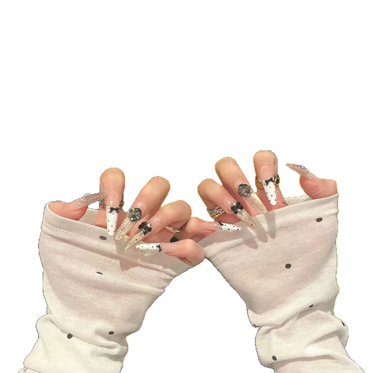 Dekorative Nagelkunstverlängerungen Brehn