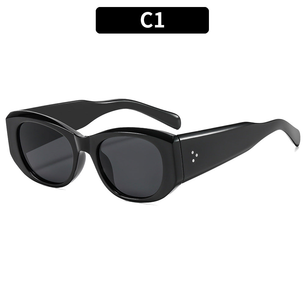 Modische Cat-Eye-Sonnenbrillen mit Verlaufsgläsern