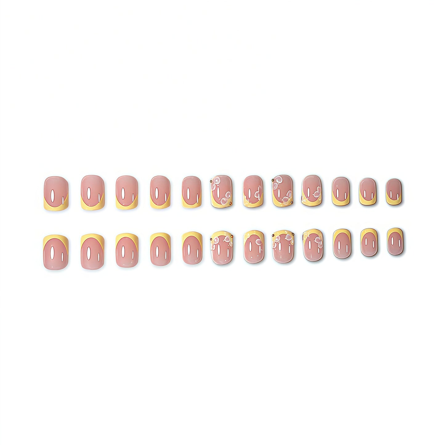 Französische Spitze Acryl-Nagelverlängerungen Brehn