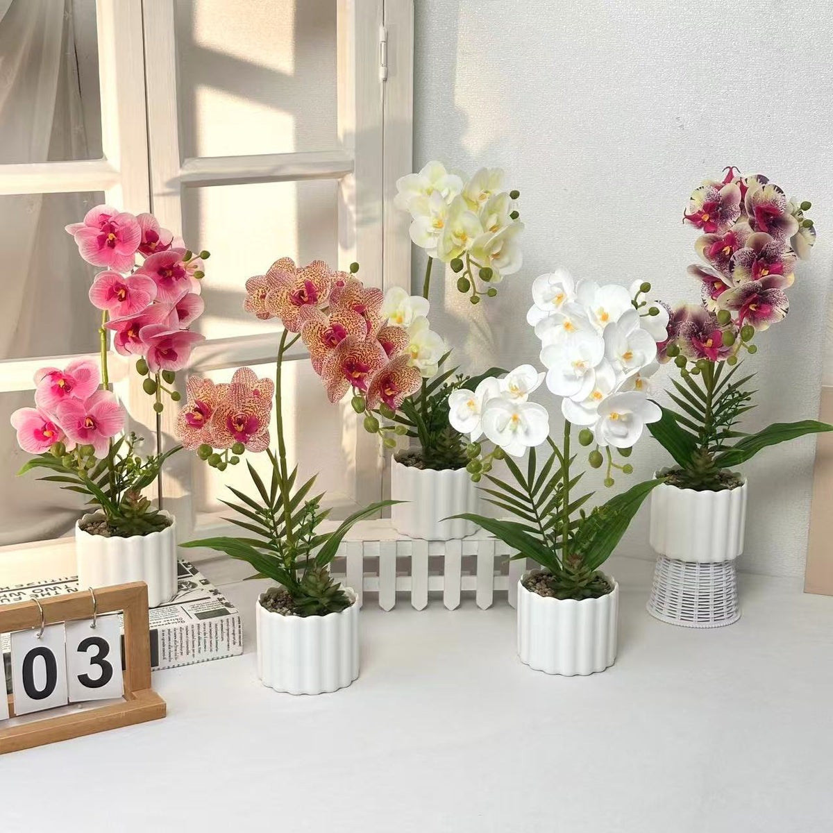 Lebensnahe Orchidee Wohnkultur für die Innendekoration