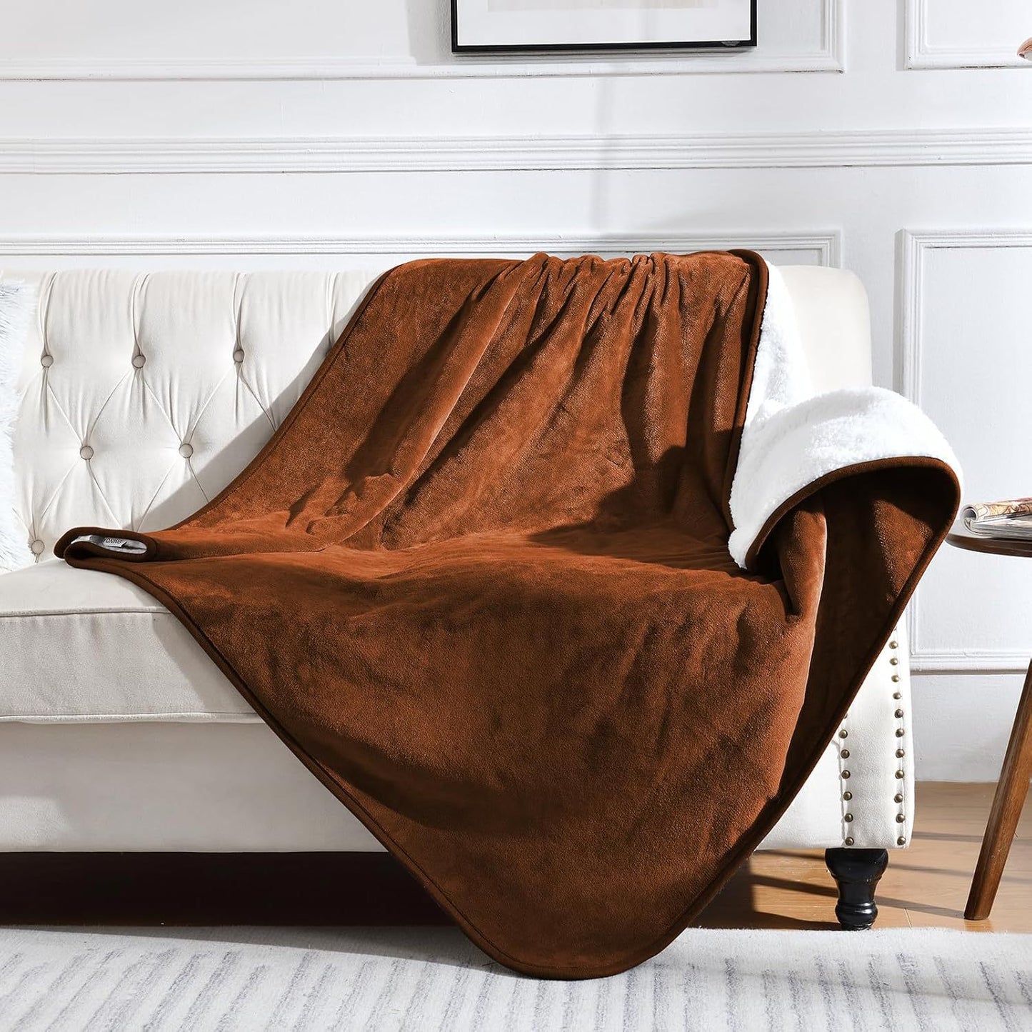 Ultra-Plush Sherpa gefütterte Decke Brehn