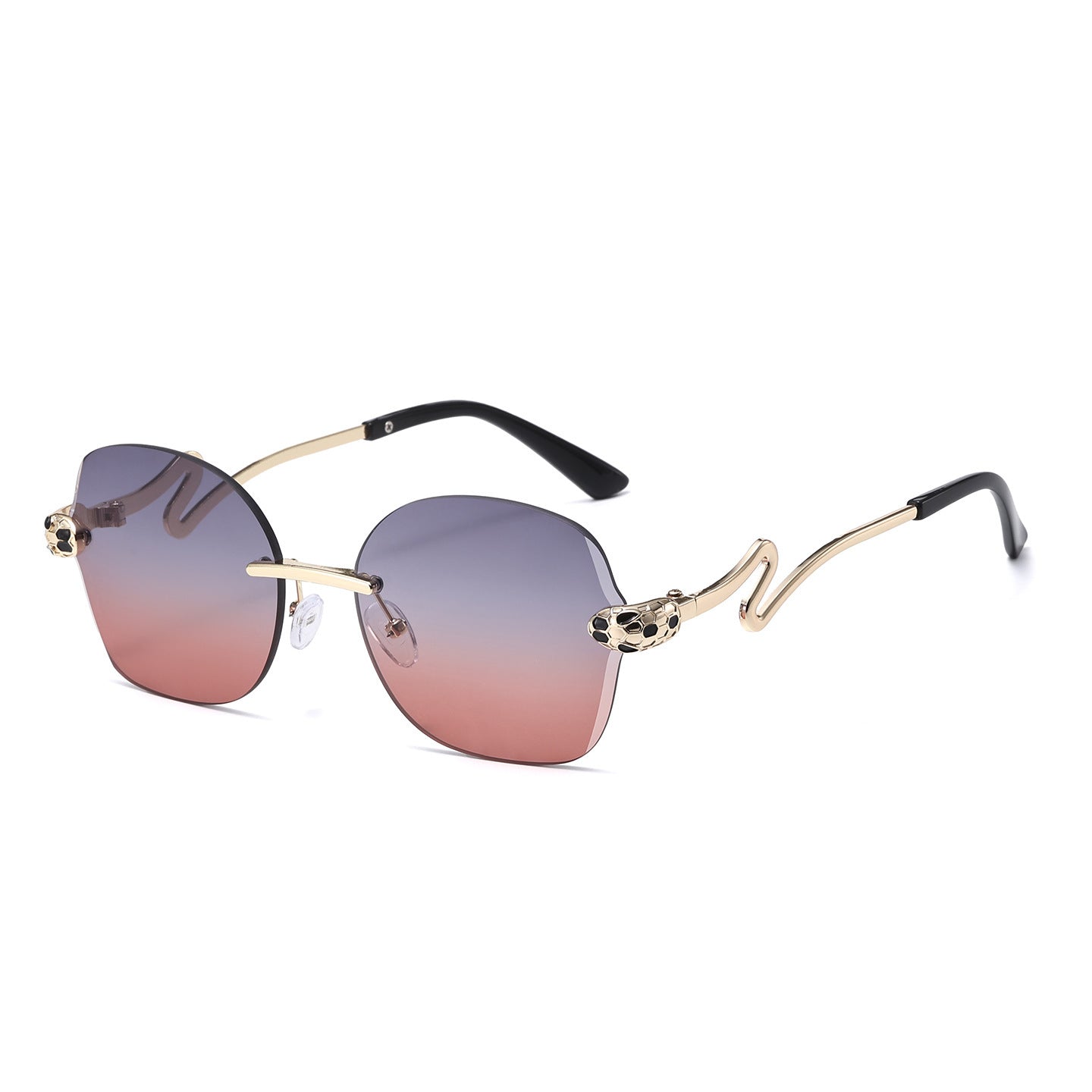 Einzigartige geometrische Rahmen-Sonnenbrille Brehn