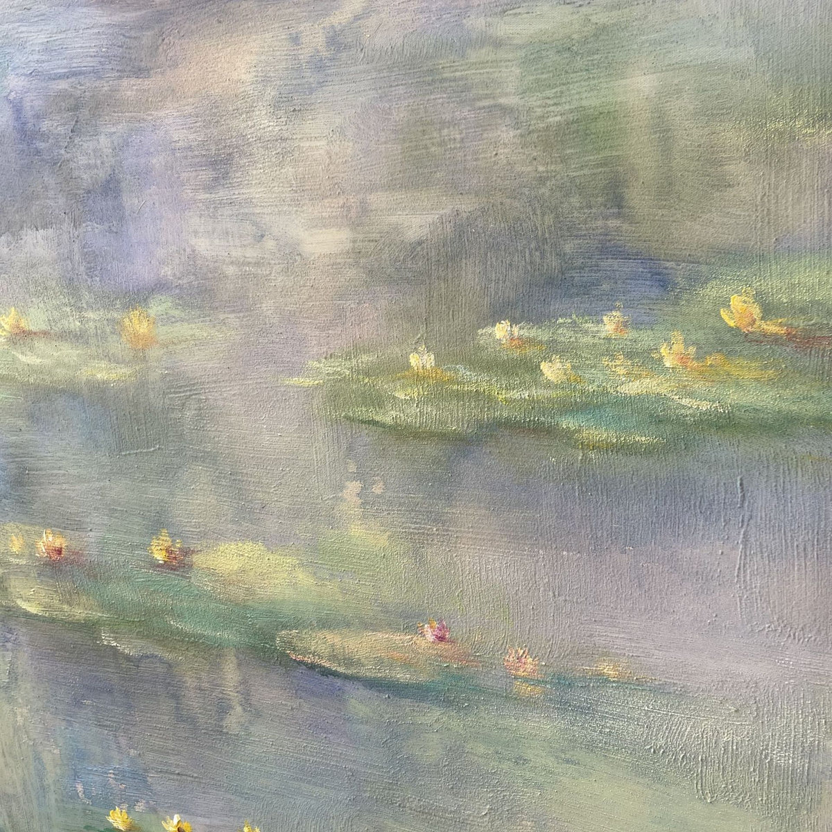 Wasserlilie Leinwandkunst für das Zuhause
