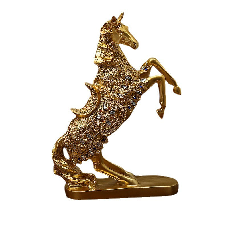 Elegante und kunstvolle Pferdefigur Brehn