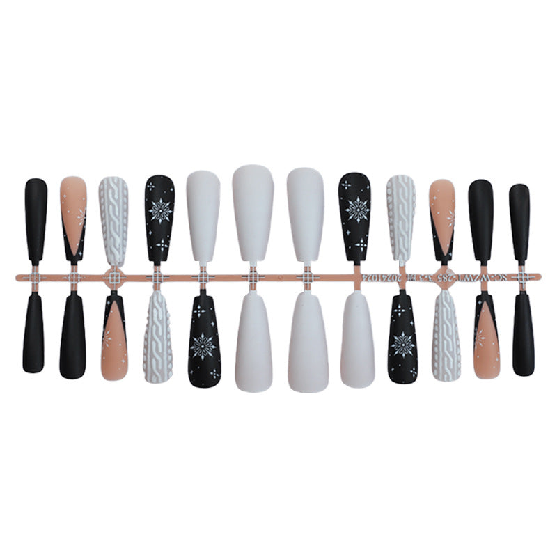 Künstlerisches Press-On Nageldesign Set Brehn