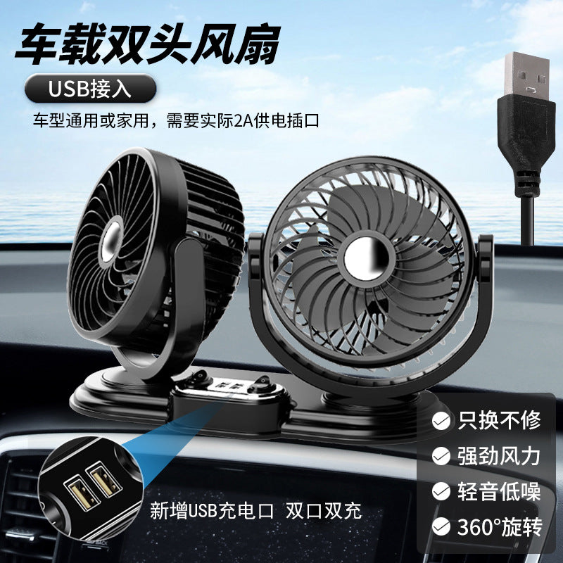 Unisex Doppelventilator für das Auto Brehn