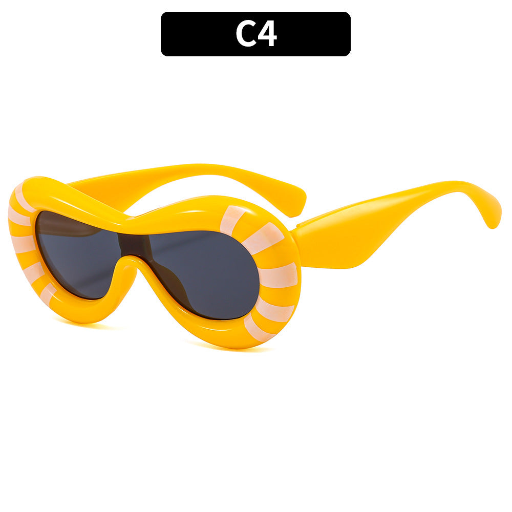 Stylische Bogenrahmen Sonnenbrillen