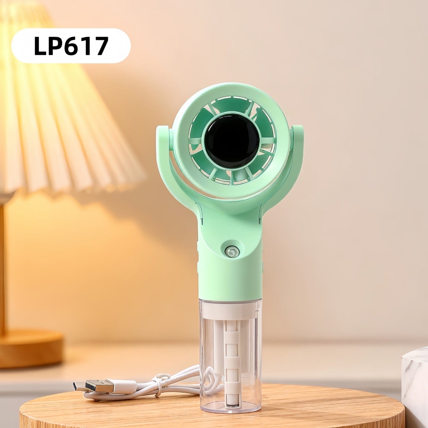 Damen Tragbarer Nebelhandsventilator mit USB-Verbindung Brehn