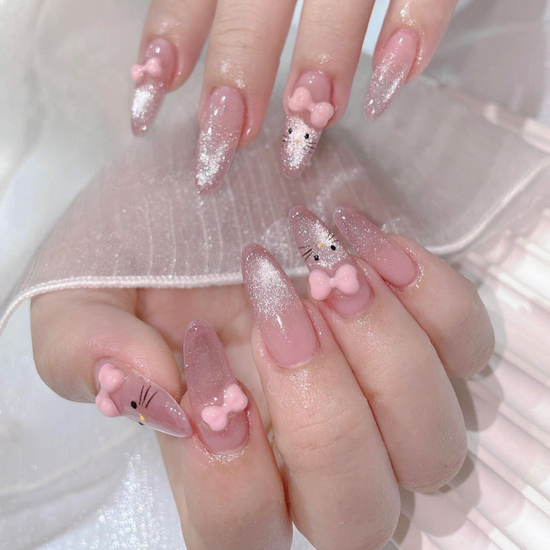 Dekorative Glitzernde Press-On Nail Tips Brehn