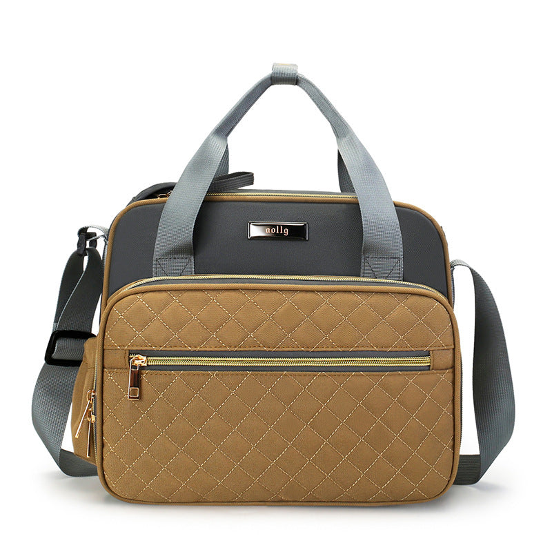 Gepolsterte Multi-Pocket Wickeltasche Brehn
