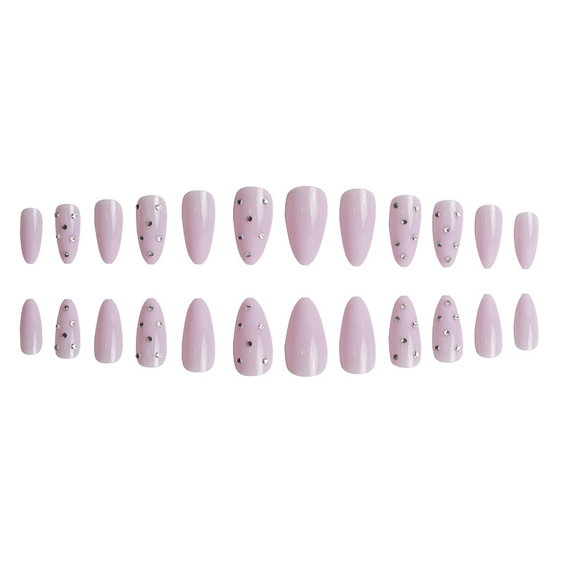 Elegantes glitzerndes Press-On-Nagel-Set Brehn
