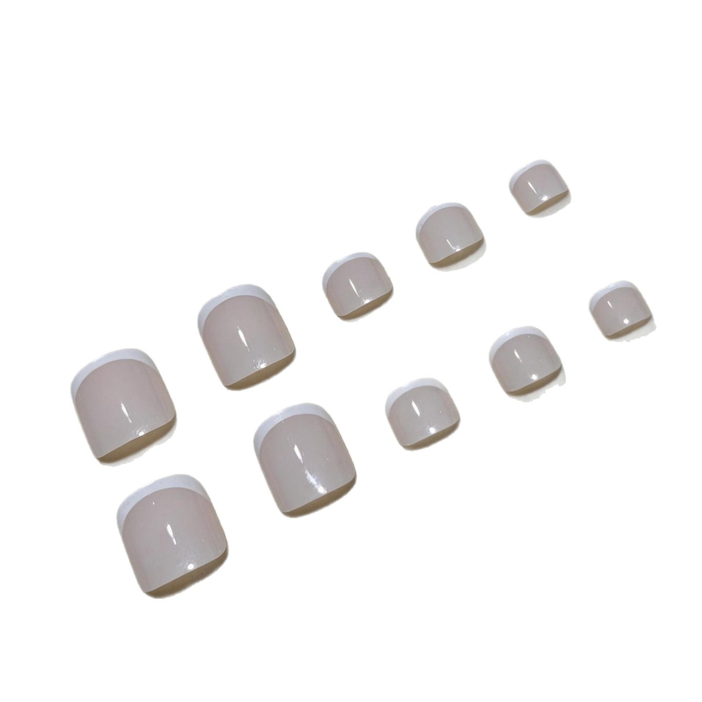Elegantes Französisches Spitzen-Pedicure-Set Brehn
