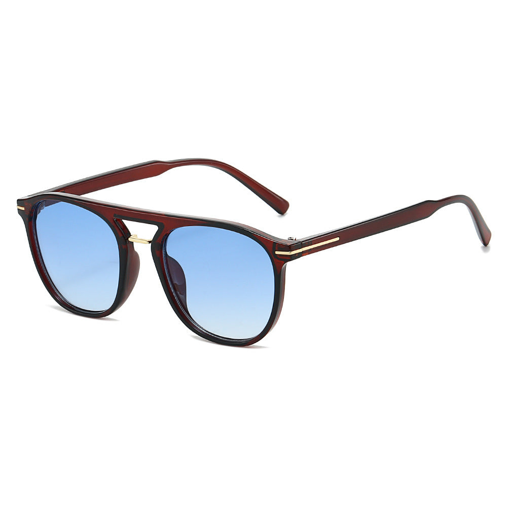 Moderne geometrische Rahmen-Sonnenbrille Brehn