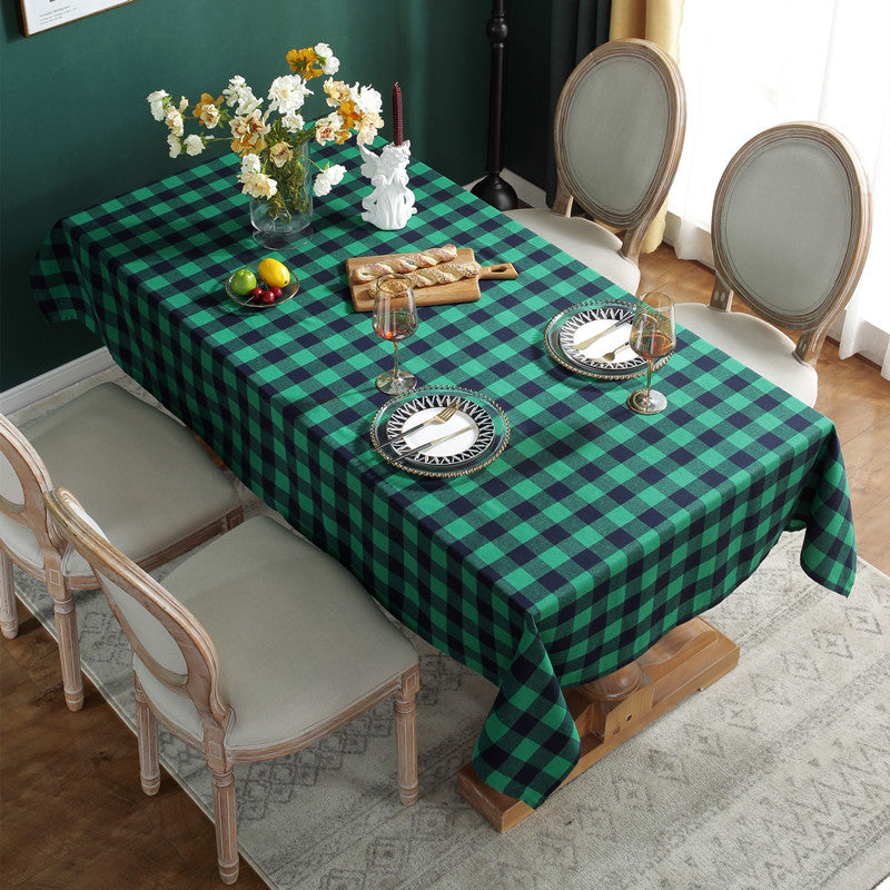 Karierter Design Tischdecke
