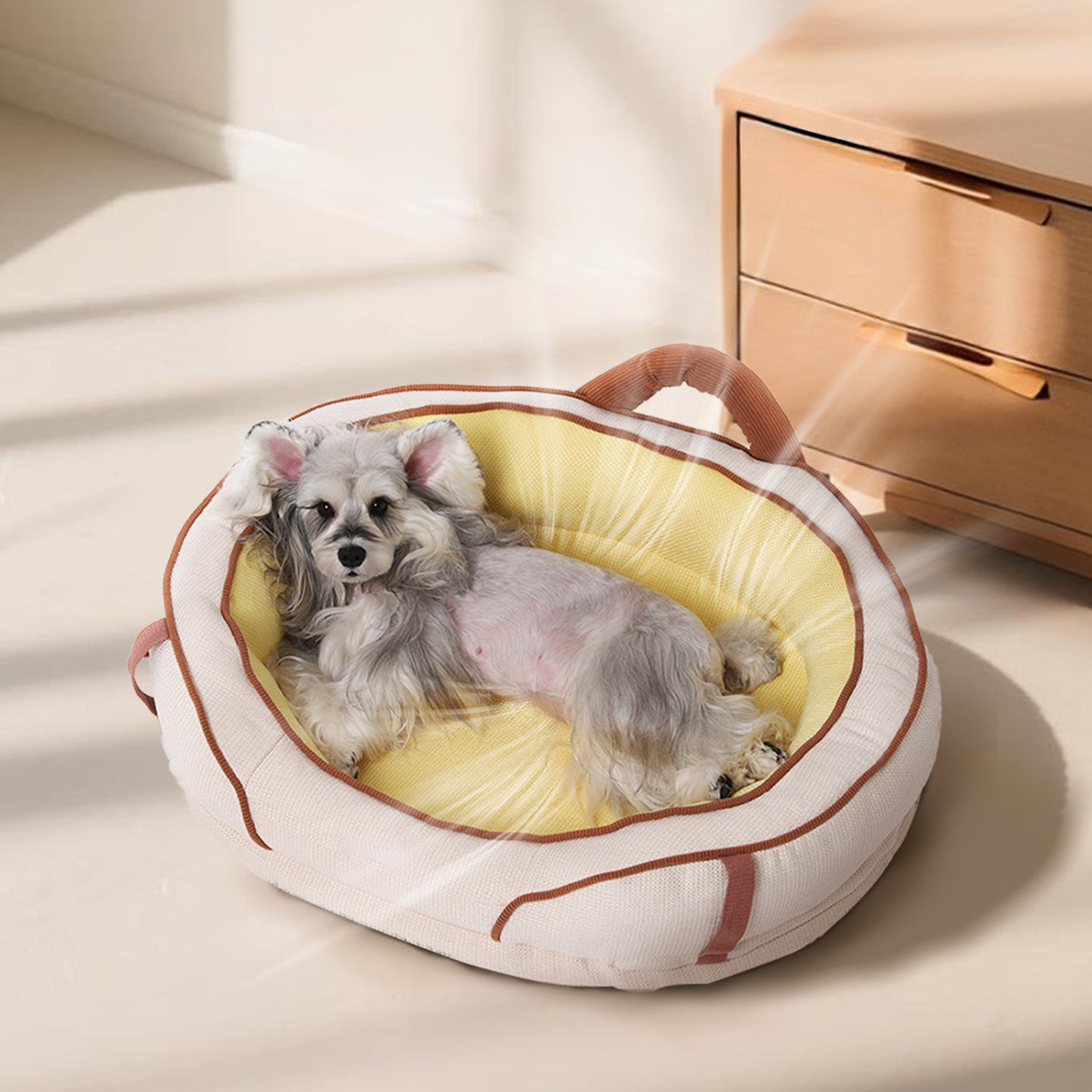 Kuschelig tragbares Hundebett