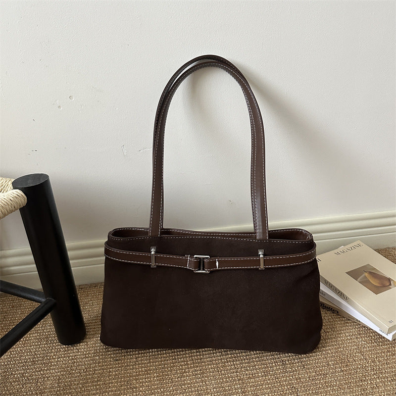 Wildleder Handtasche