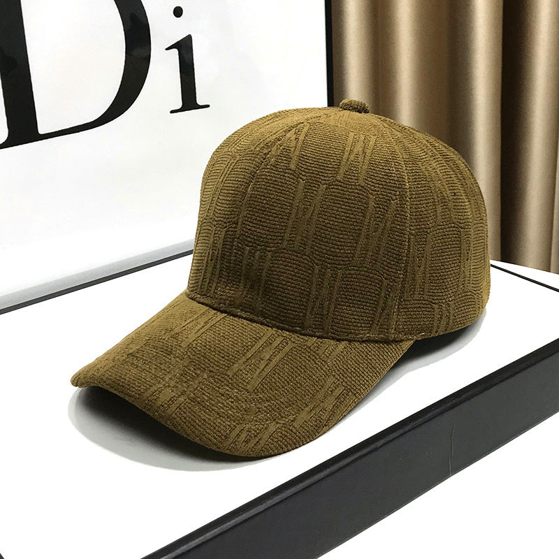 Damen Texturierter Stoff Baseballcap Brehn