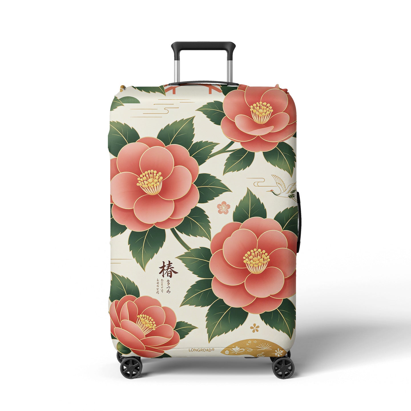 Damen Reisekoffer Brehn Blumendesign mit verstellbarem Griff