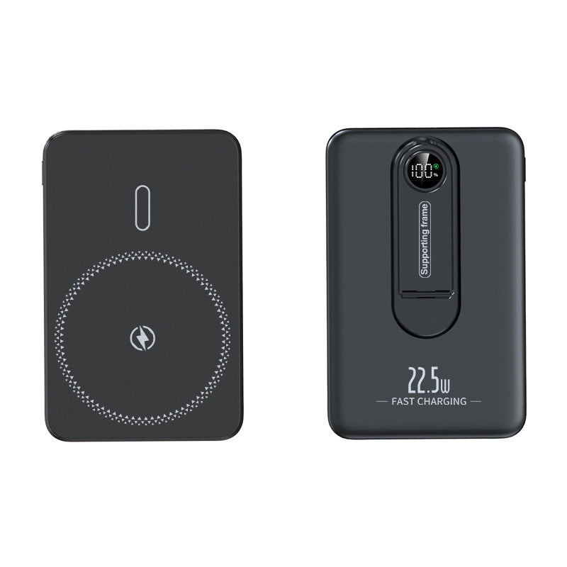 Tragbare Qi-Ladepowerbank mit Integrierter Schnellladefunktion und Digitaler Anzeige Brehn