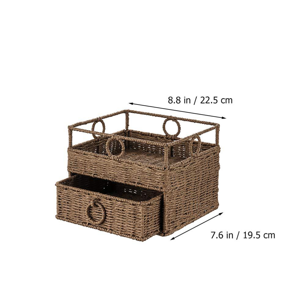 Dekorativer Geflochtener Aufbewahrungstablett Brehn