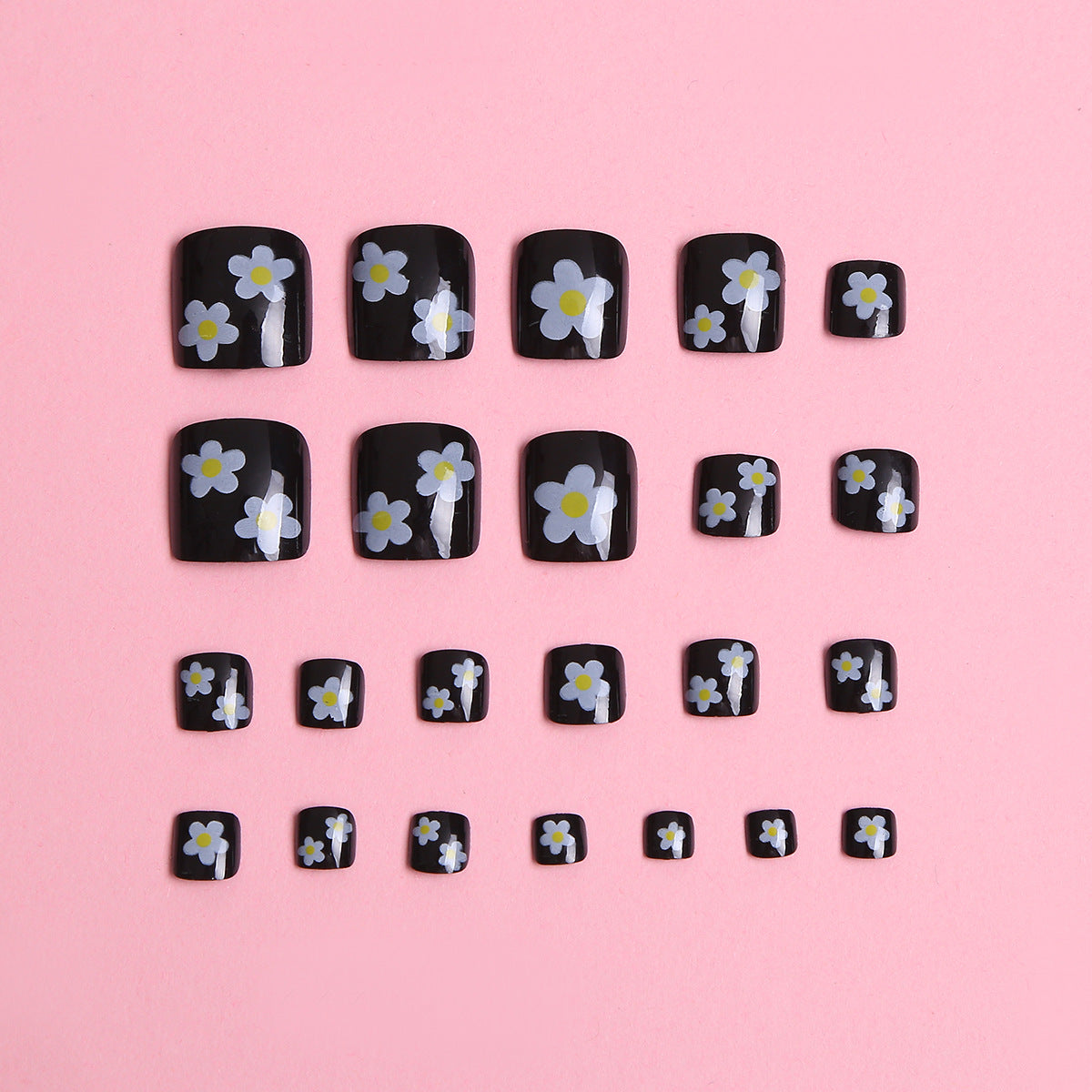 Floral Design Press-On Nagelset Brehn