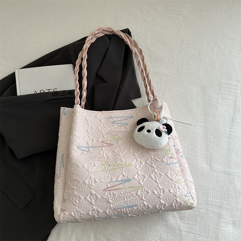 Gepolsterte dekorative Schultertasche Brehn