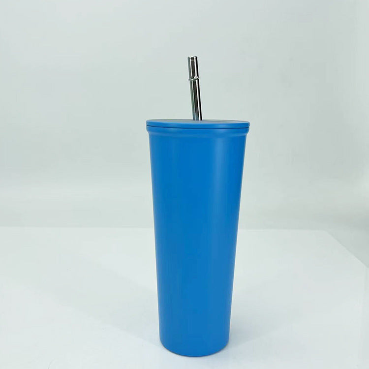 Damen Trinkbecher mit Edelstahl-Strohhalm Brehn