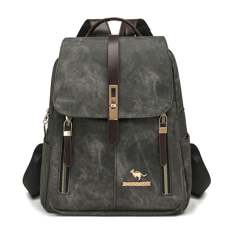 Vintage-Canvas-Reise-Rucksack Brehn