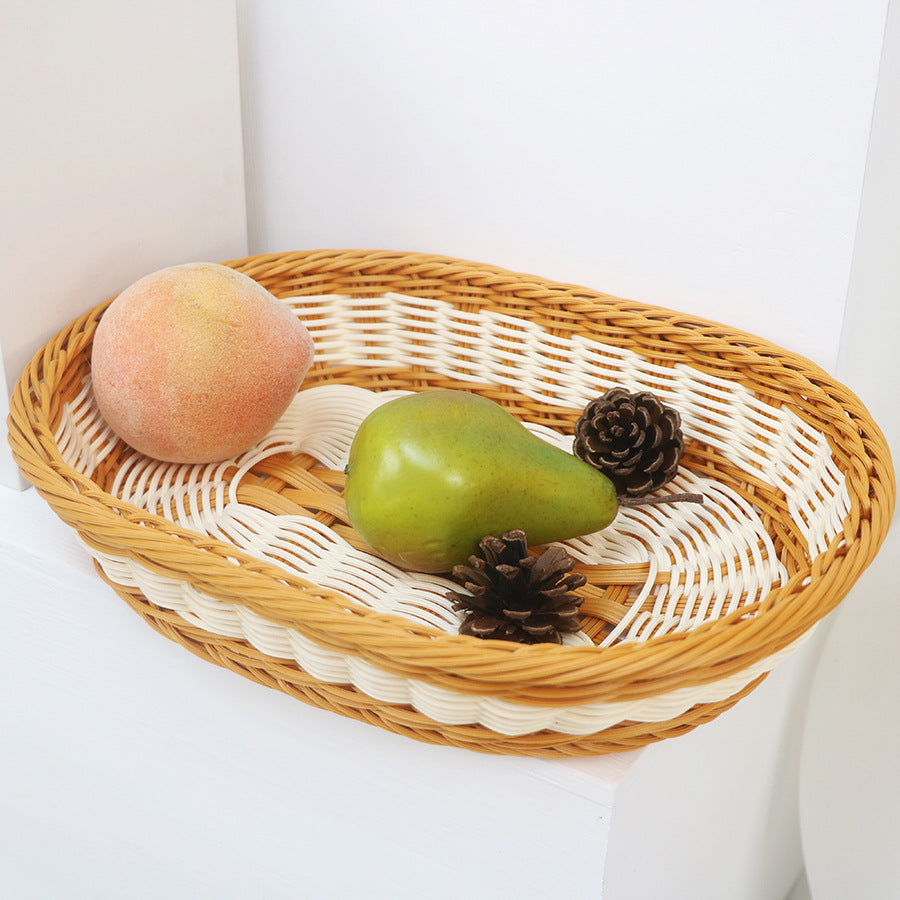 Oval gewebter Obstlager Brehn