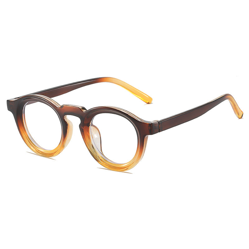 Retro-inspirierte klare Rahmenbrille Brehn