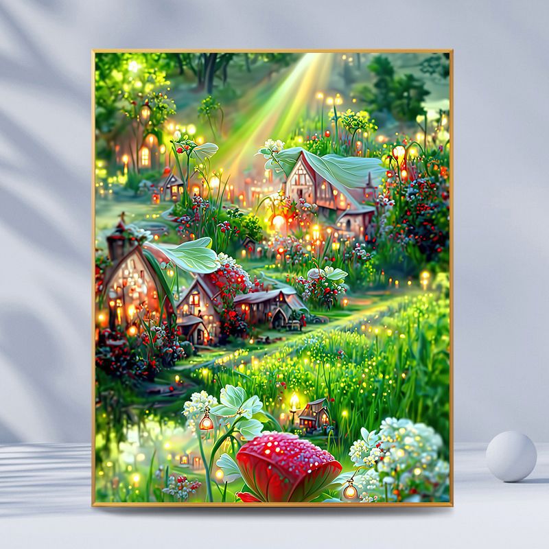 Verzaubertes Garten Landschaft Kunstdruck Brehn