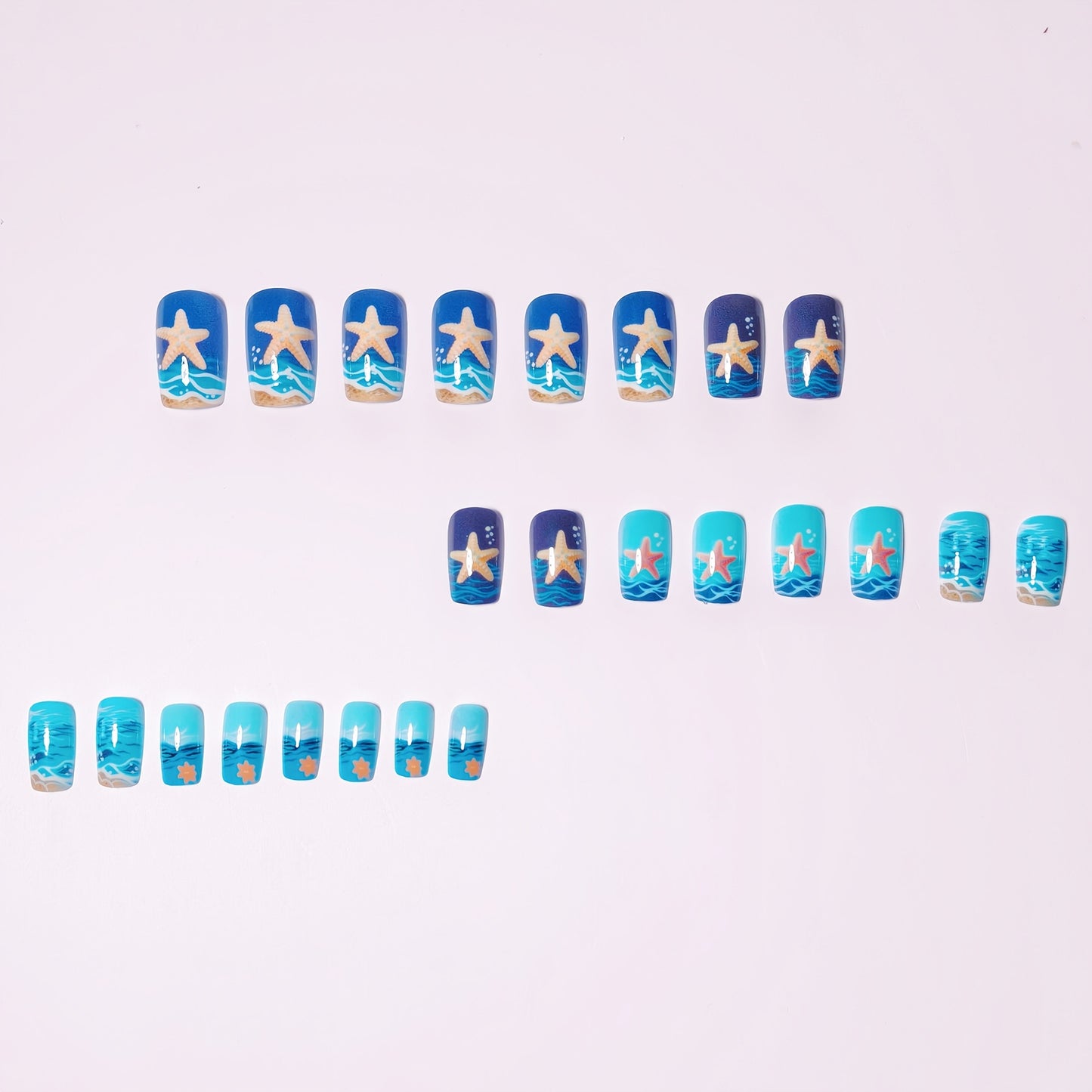 Kunstnageldesign-Set mit Maritimem Motiv Brehn