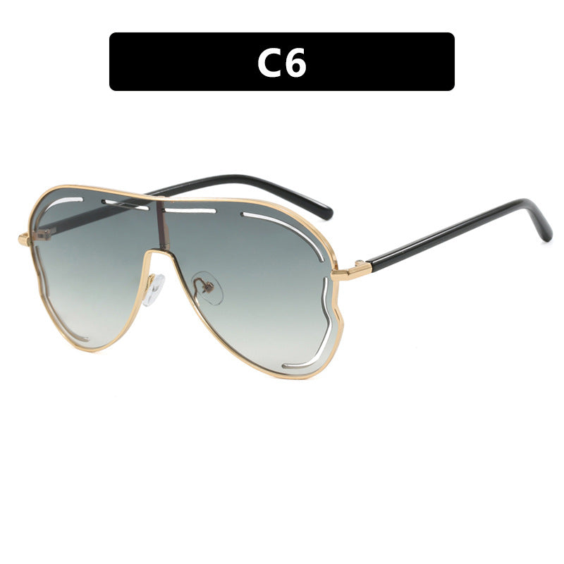 Damen luxuriöse Piloten-Sonnenbrille mit modernem Rahmen Brehn