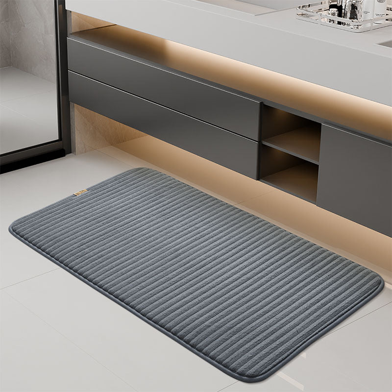 Absorbierender gerippter Badematte