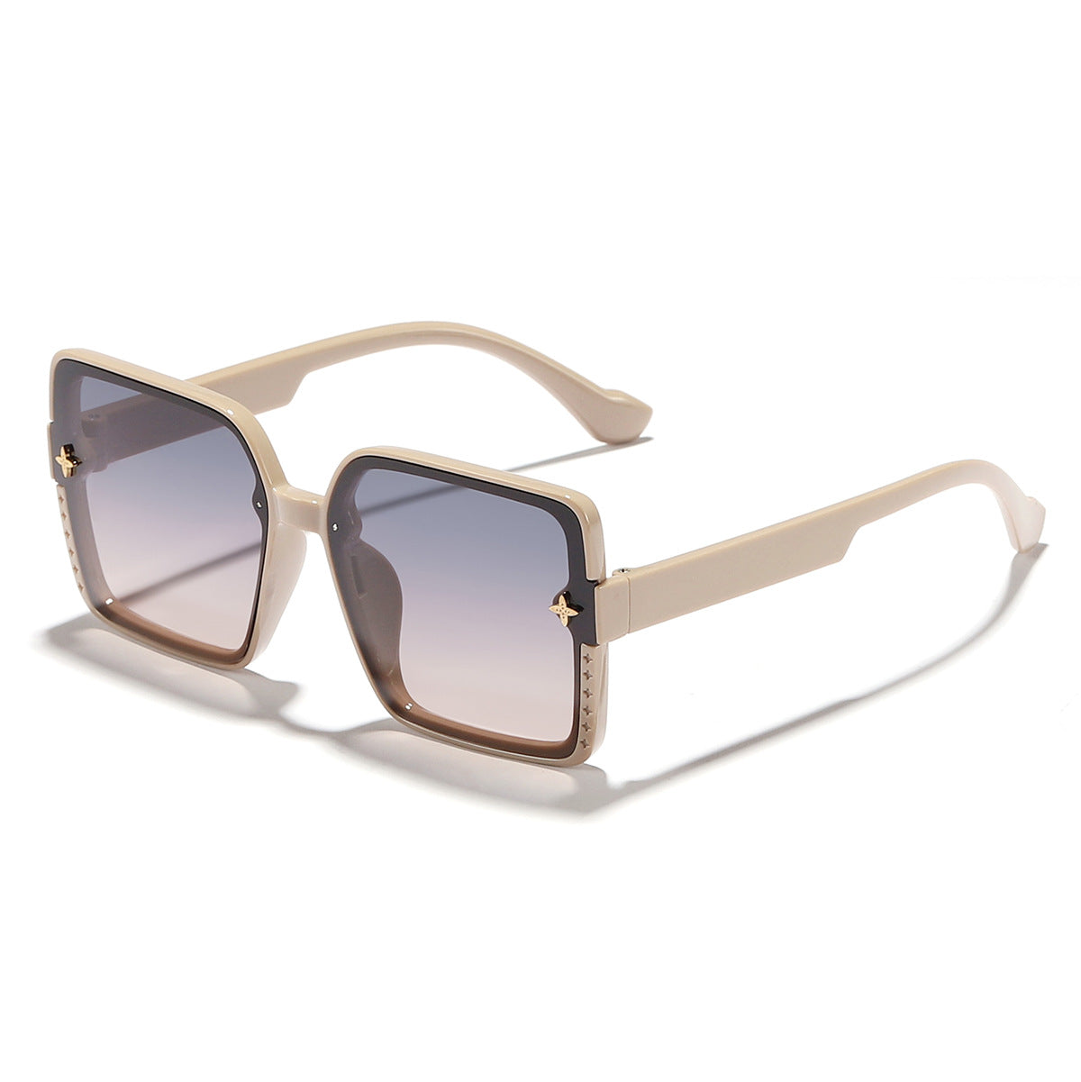 Damen quadratische Sonnenbrille mit hochwertigem Rahmendesign und UV-Schutz Brehn
