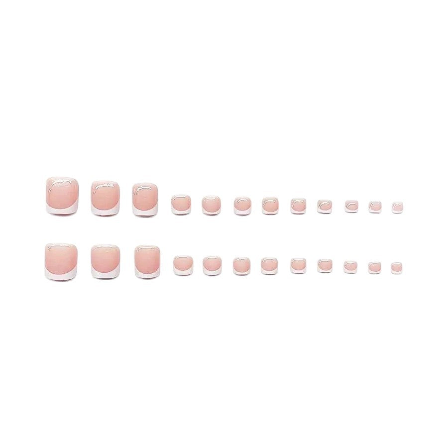 French Tip Nagelkunst Set Brehn