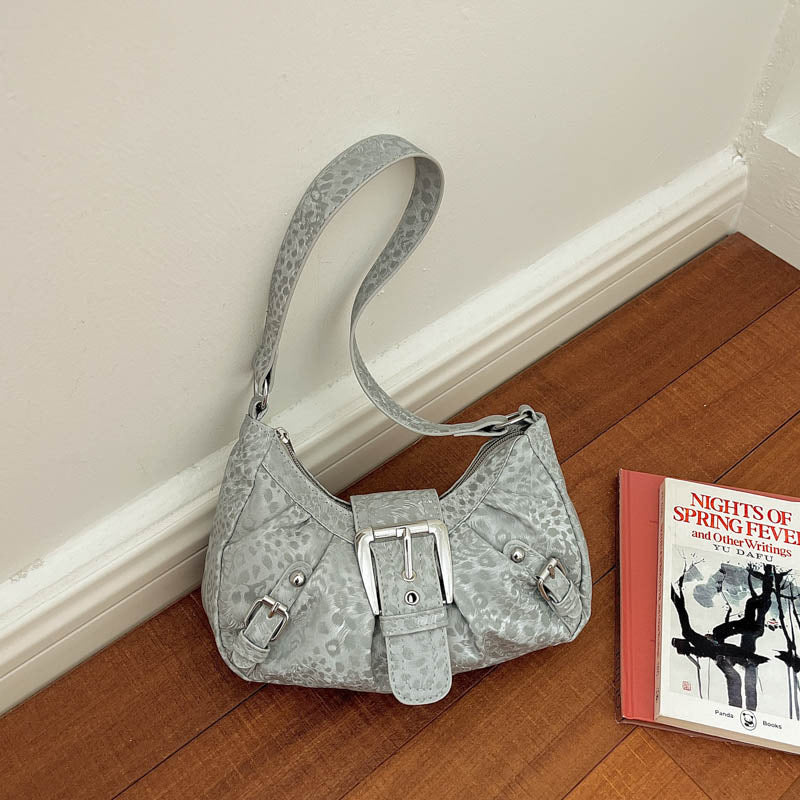 Exotische Texturierte Schultertasche