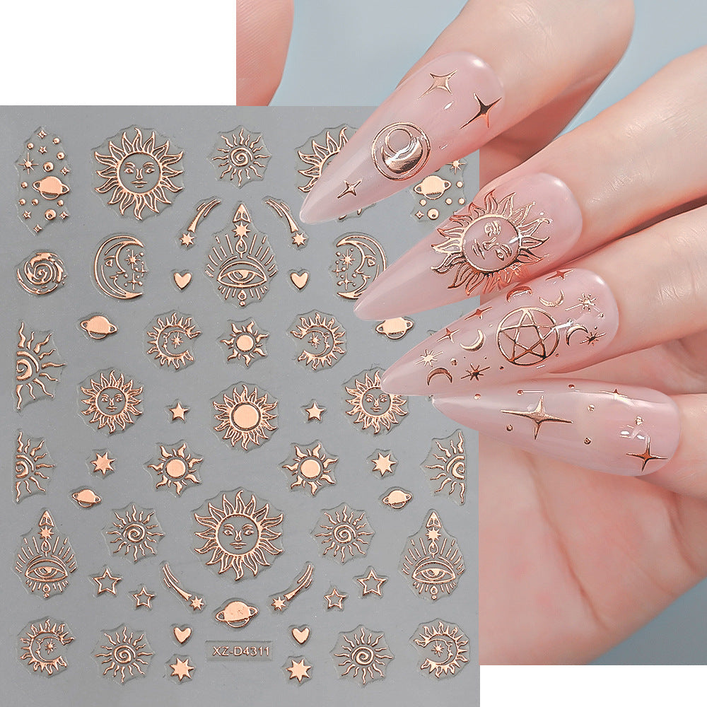 Nagelkunst Dekorative Folienaufkleber